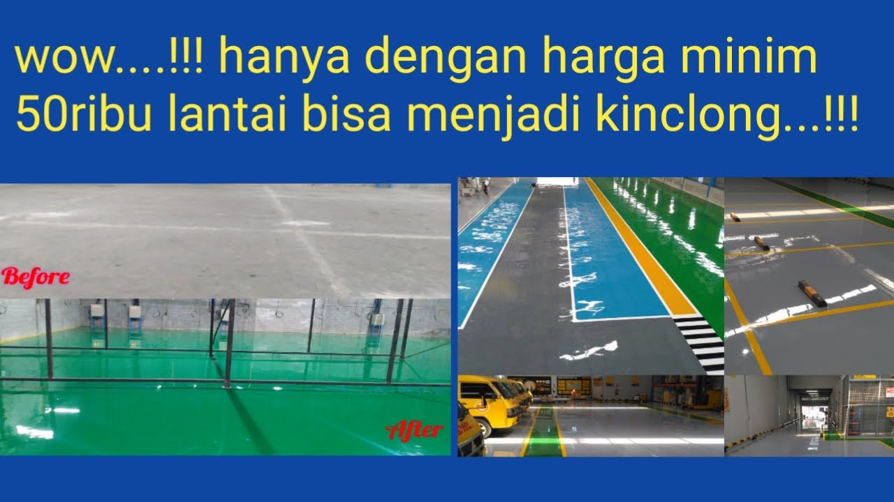 tutorial pengaplikasian cat epoxy lantai