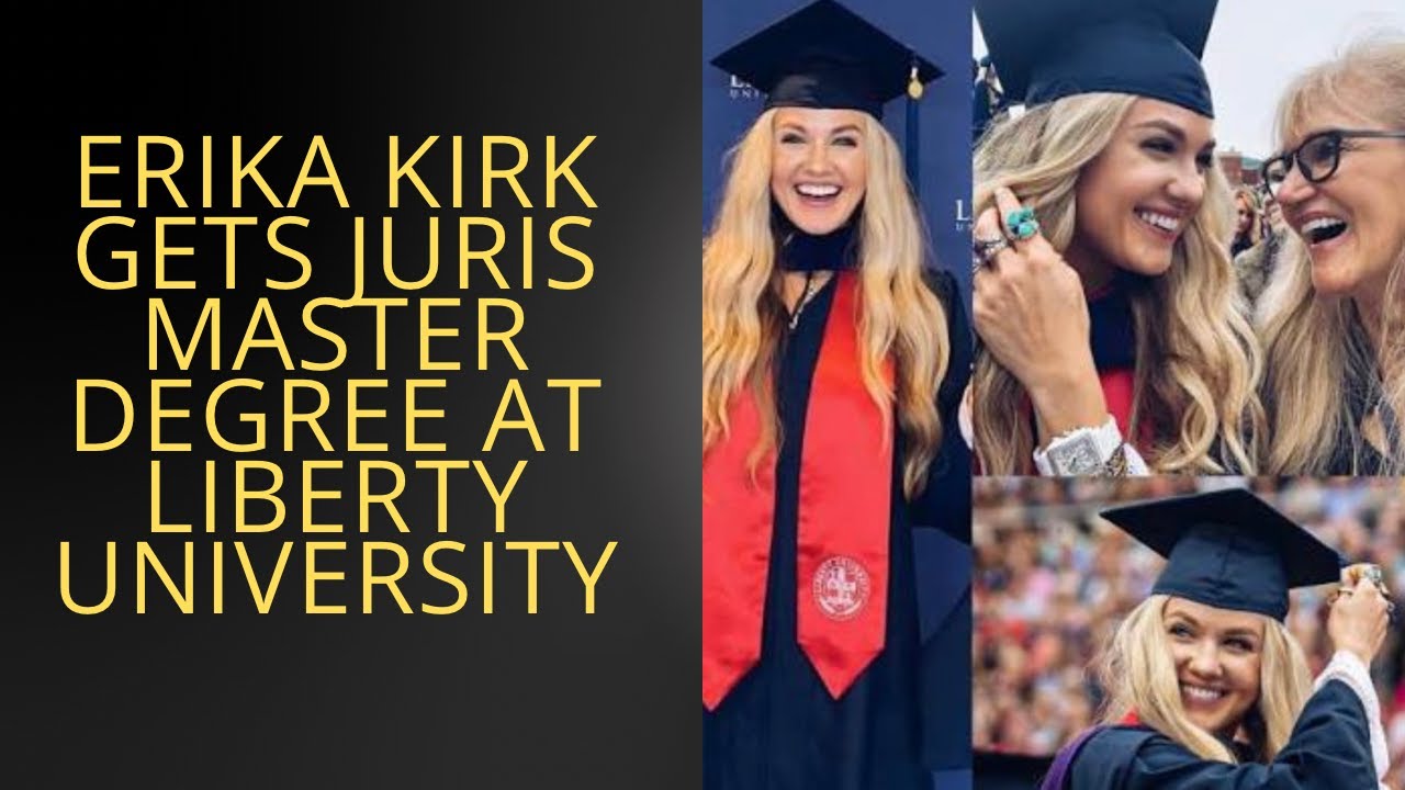 Erika Kirk earned a Juris Master’s degree in American Legal Studies from Liberty University