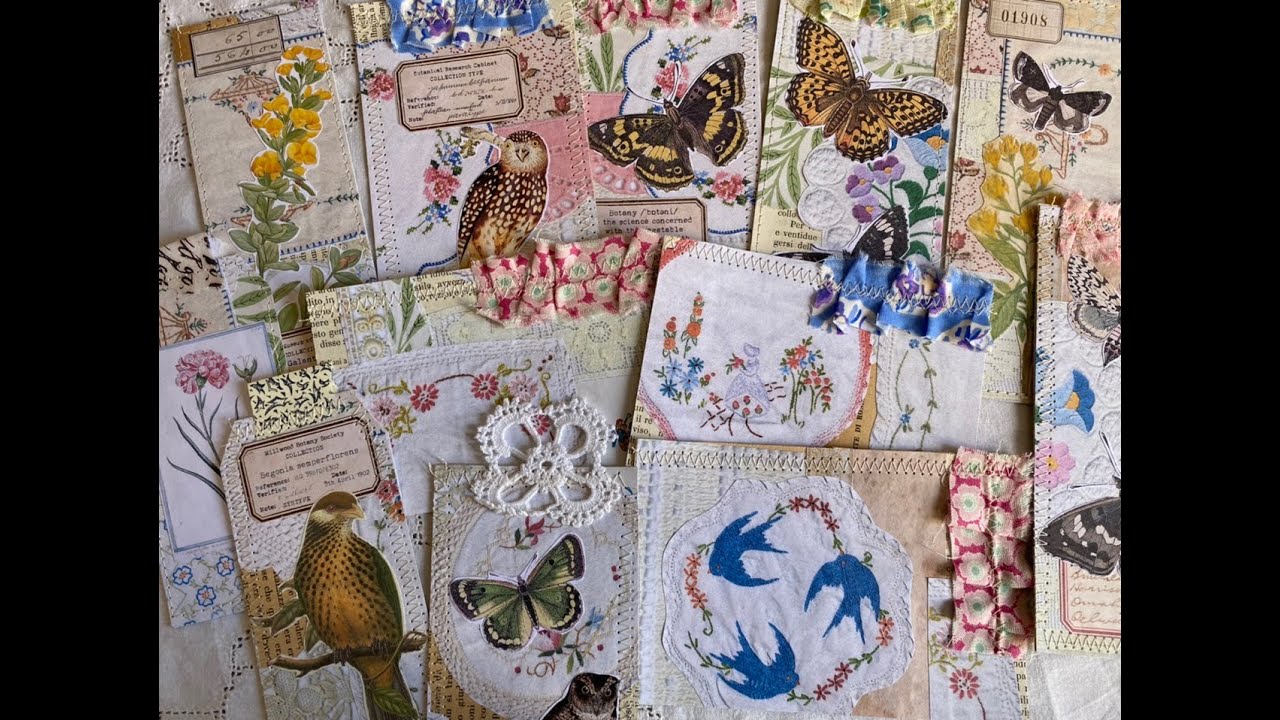 #The100DayProject | Day 49: scrap busting collage page | Inspired by : Sarah's Christmas table