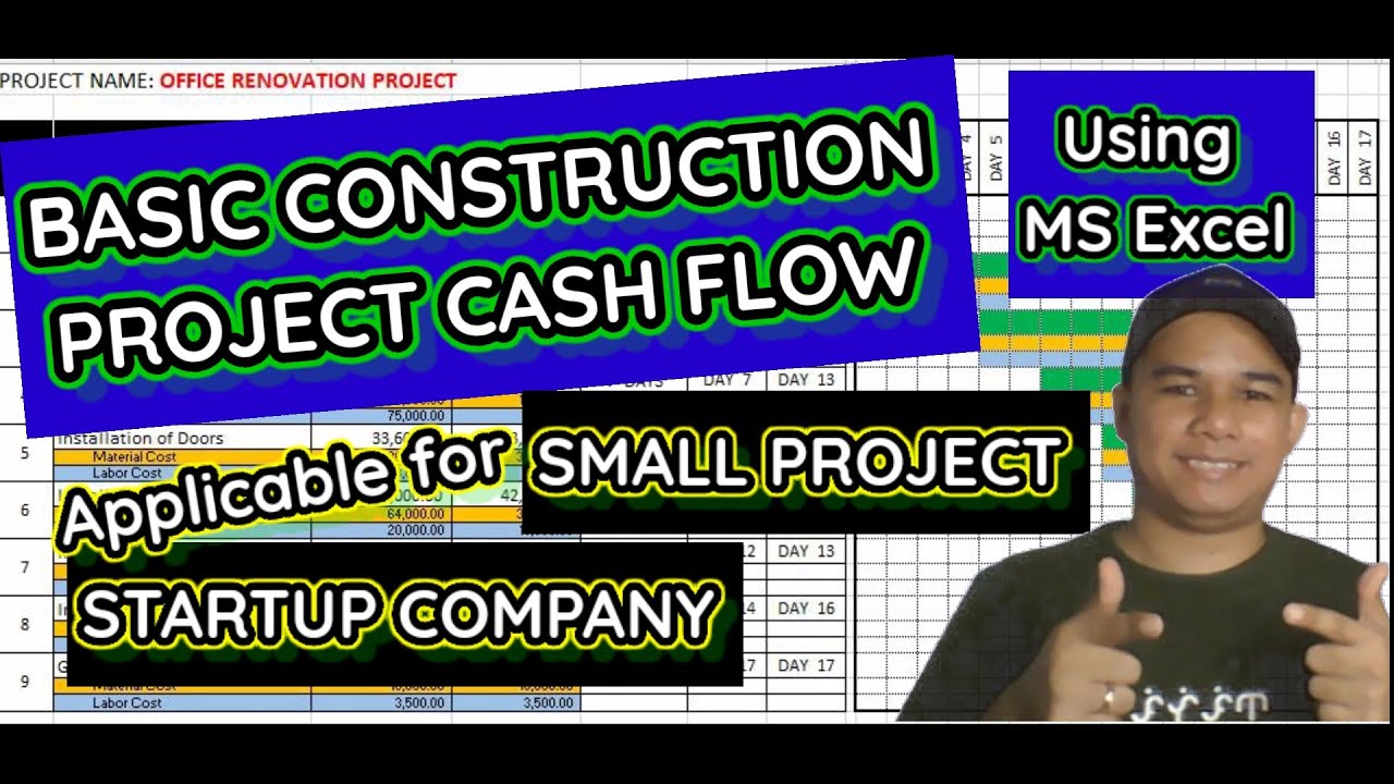 Basic Construction Project Cash Flow