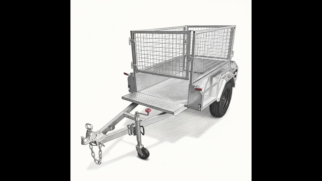 Mini 5x3 Galvanised Trailer Quick view