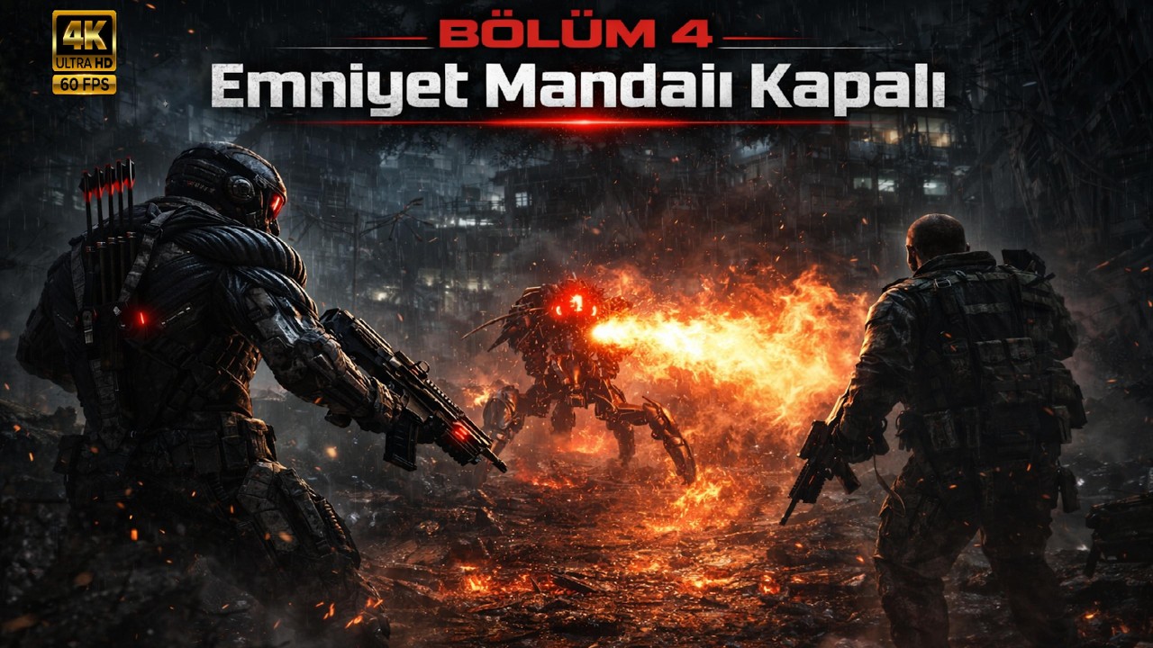 Karanlık Sır | Crysis 3 Remastred–Bölüm 4:Emniyet Mandalı Kapalı | ULTRA Graphic Gameplay [4K 60FPS]