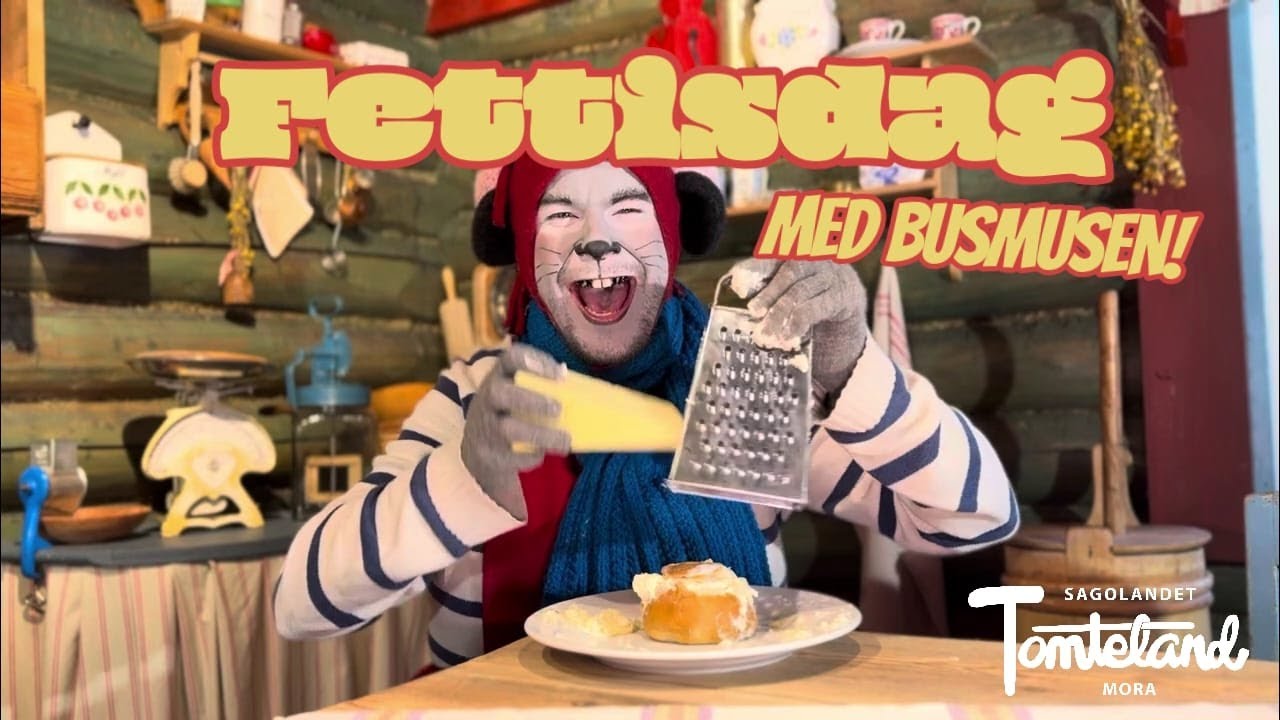 Fira FETTISDAG Med Busmusen! Hur man äter Semla som en BUSMUS!