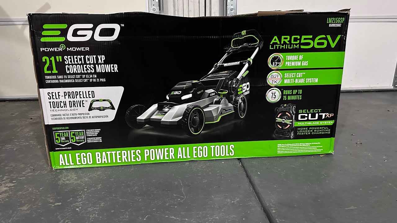 Распаковка/обзор самоходного мотоблока Ego 56V 21 дюйм Select Cut XP 🌱🌱 @Egopowerplus @lowes