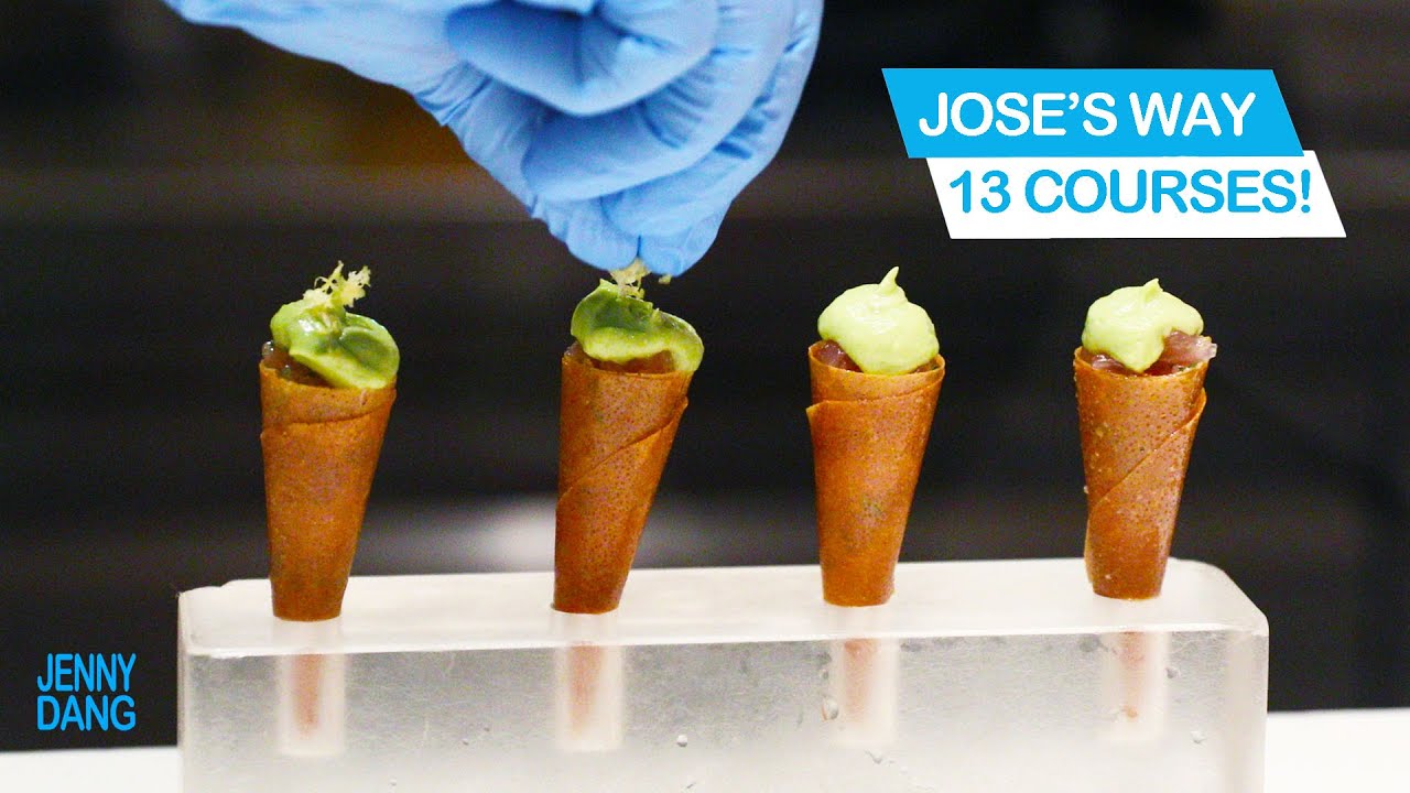 $125 Michelin-Starred Chef Spanish Tasting Menu Is Absolutely Delicious!