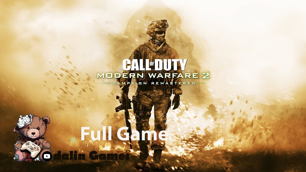 Call of Duty Modern Warfare 2 Campaign Remastered QHD Full Game / No Commentary