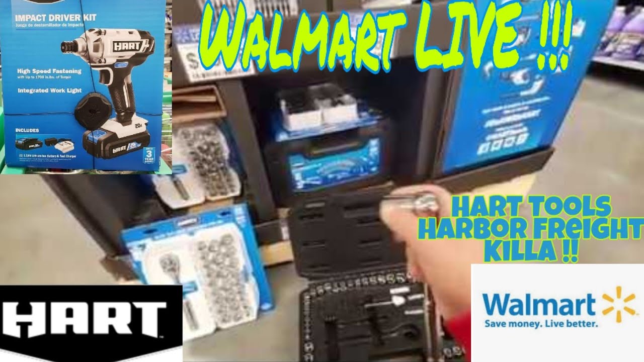 Walmart Live!!! Hart Tools Have Arrived !!