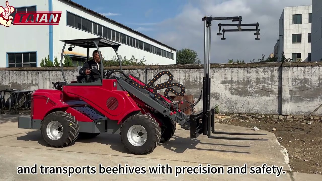 #shorts #DY1150 Mini Telescopic Loader | Beekeeping with Beehive Clamp