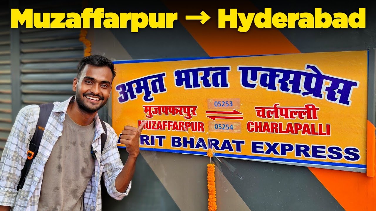 Muzaffarpur -  Hyderabad Amrit Bharat Express Frist Look!! 