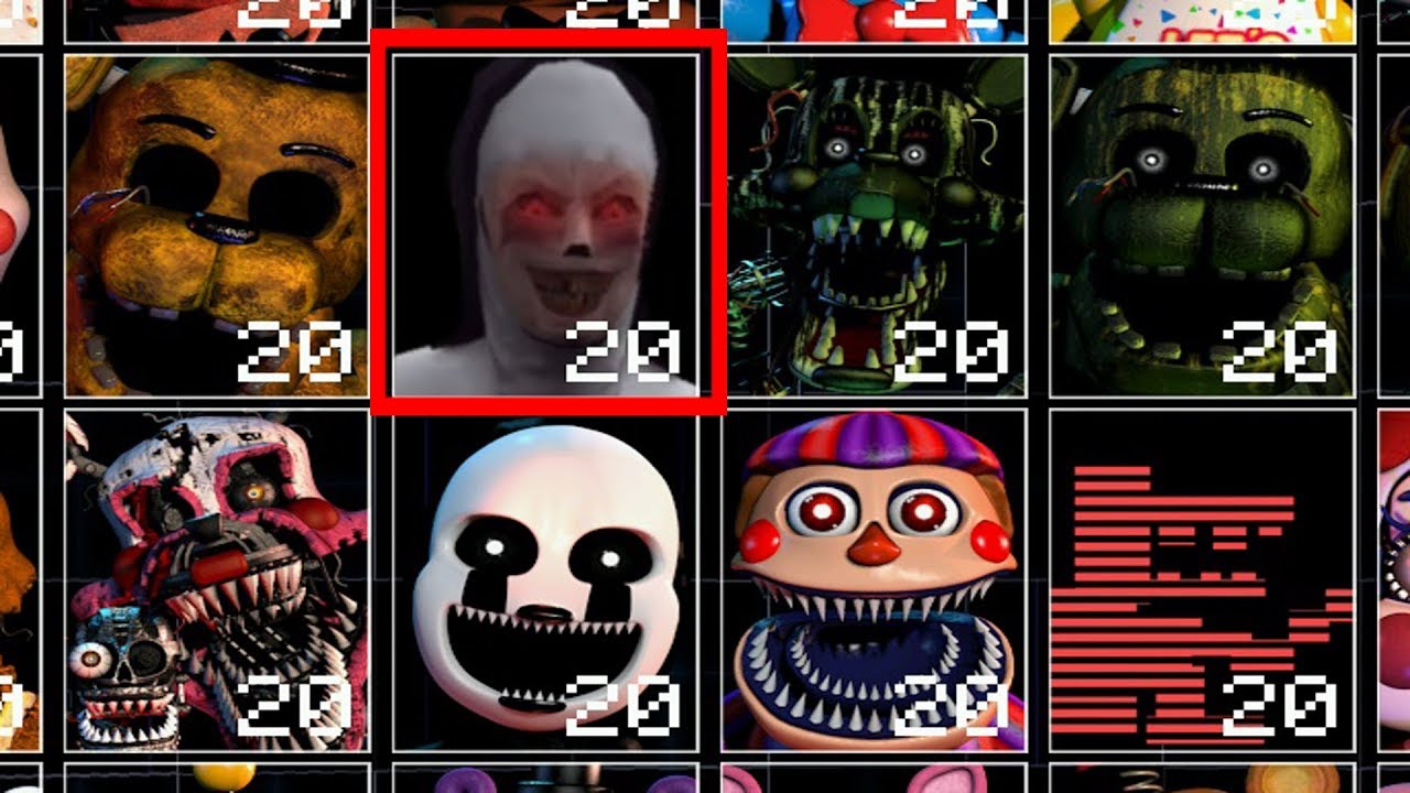 The Nun In Ultimate Custom Night! (Mod)