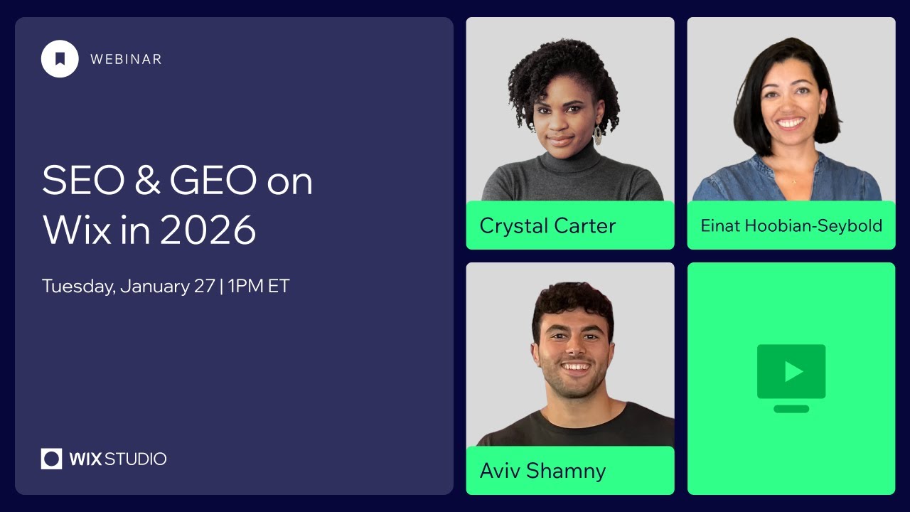 Wix Studio SEO and GEO Tools in 2026: New Features and Releases!