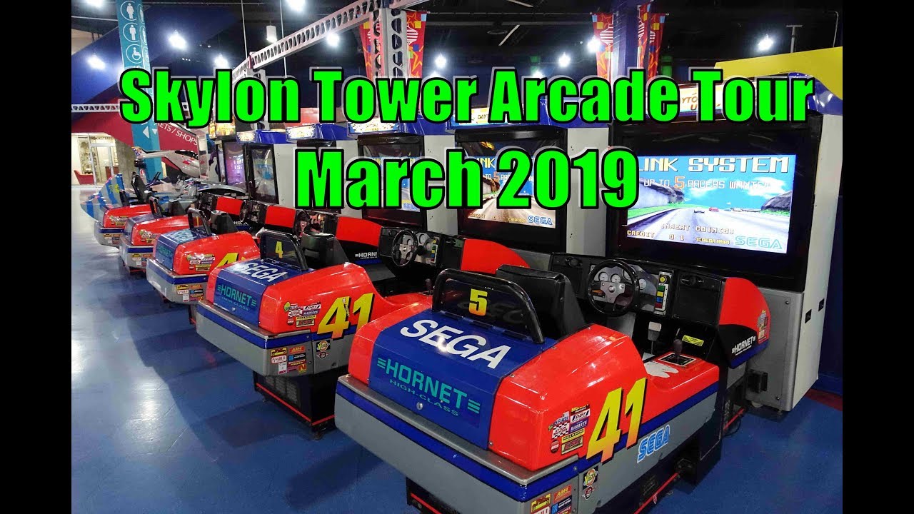 Skylon Tower Skyquest Arcade Tour & Walkthrough March 2019 Niagara Falls Ontario Canada