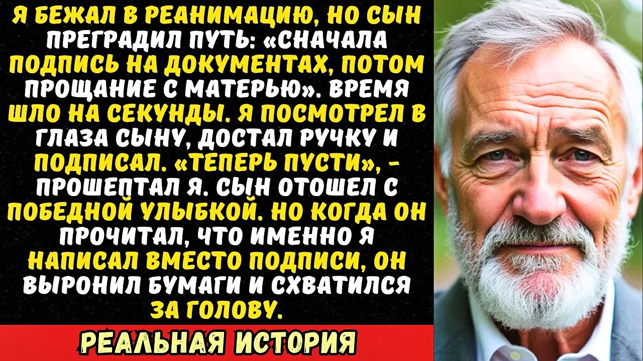 «Ты забыл переписать на нас дачу!» — дети не пустили меня в палату к умирающей жене.