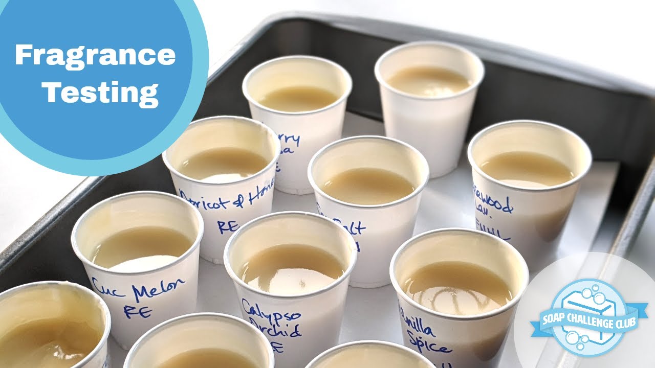 Fragrance Testing in Cold Process Soap
