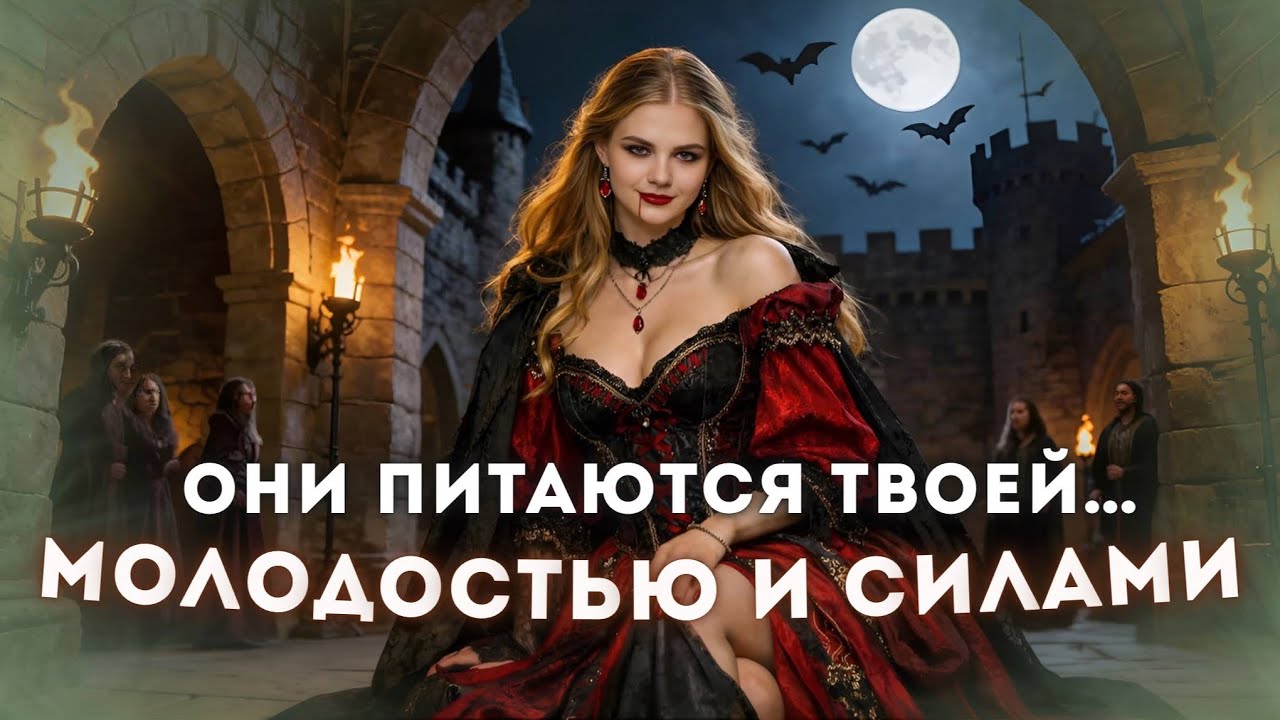 🧛🏻 НИКОГДА НЕ ОБЩАЙТЕСЬ с такими людьми! Энергетические вампиры 🖤