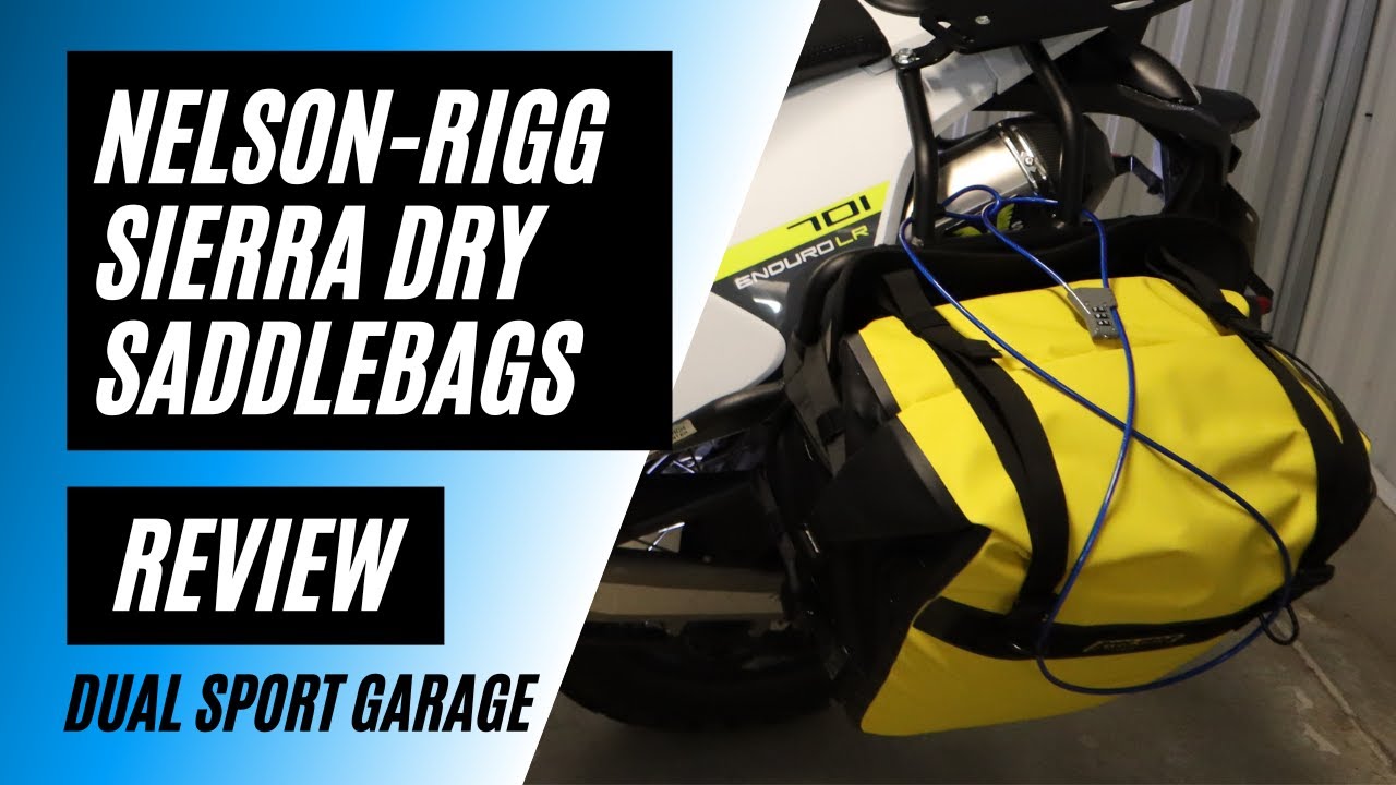 sierra dry saddlebags install and review