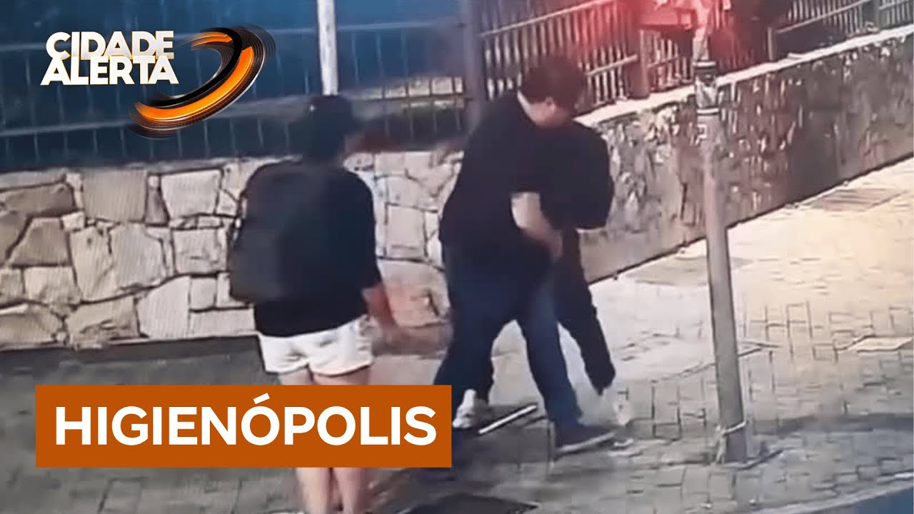 Imagens mostram momento em que advogado v&iacute;tima de latroc&iacute;nio &eacute; atacado em SP