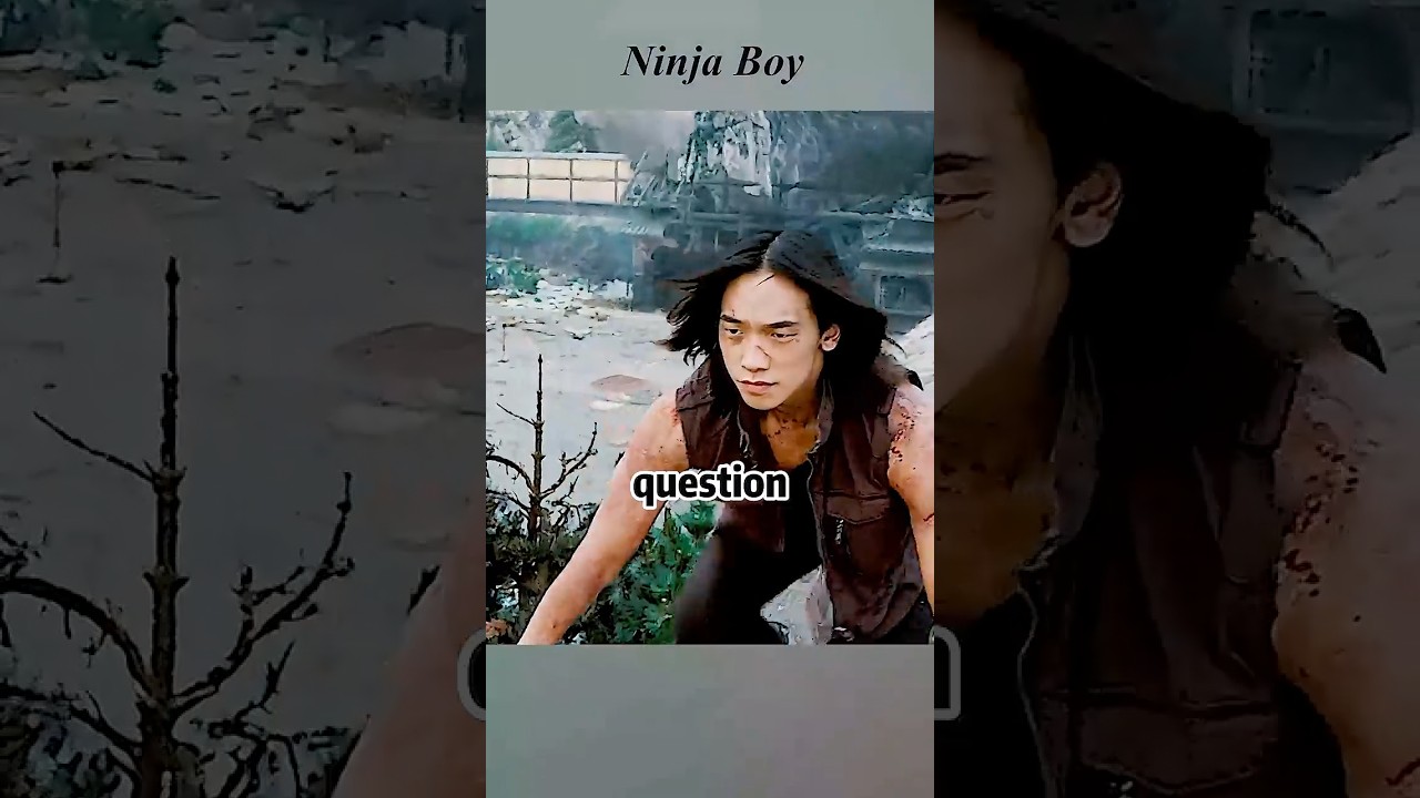 Boy became a ninja through training. #action #movieclips
