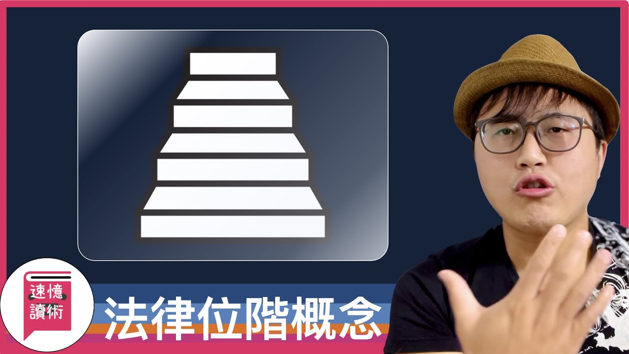 ⚖️我是如何學習法律位階的概念？