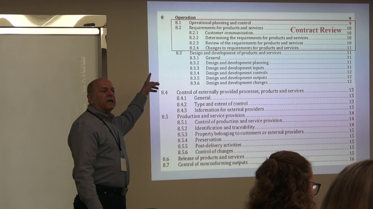 ISO 9001:2015 Understanding to conduct an audit. Each section of the standard is explained.