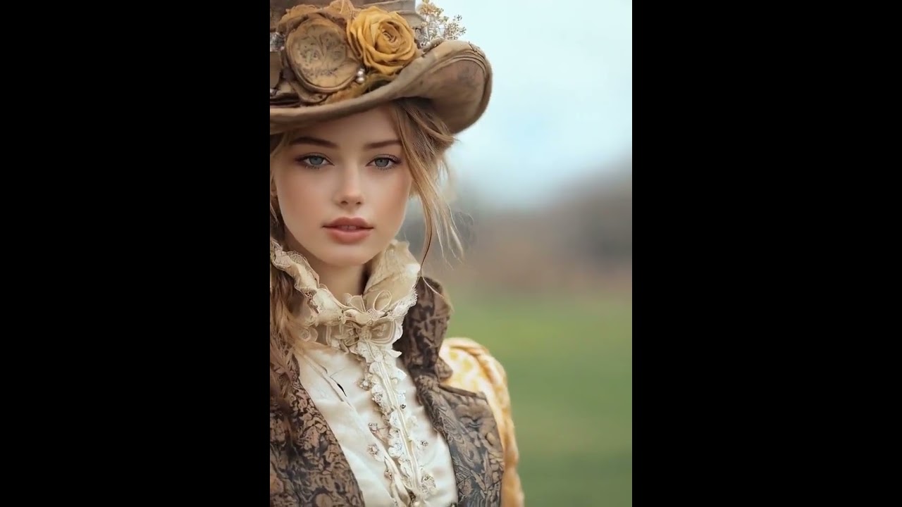 Victorian Elegance: Stunning Hat and Ensemble Showcase #fashion #vintage #victorianstyle