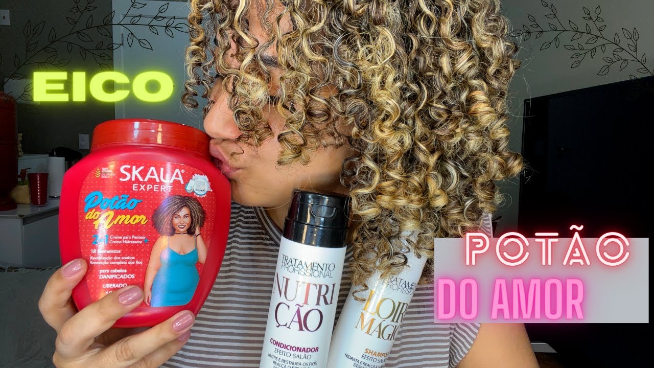 BATE-PAPO | TESTEI UM KIT DA EICO e SKALA POTÃO DO AMOR NOVAMENTE 👩🏽‍🦱
