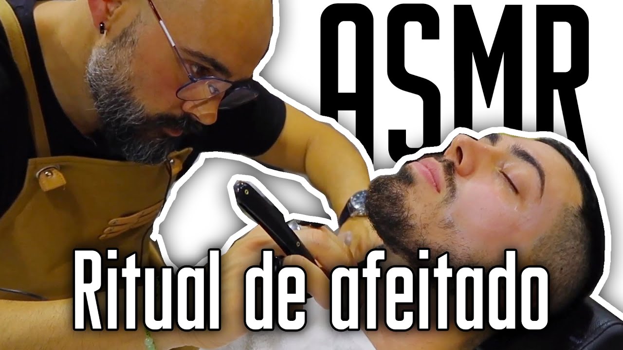 ASMR de nuestro RITUAL de AFEITADO! 💆🏻‍♂️💆🏻‍♂️