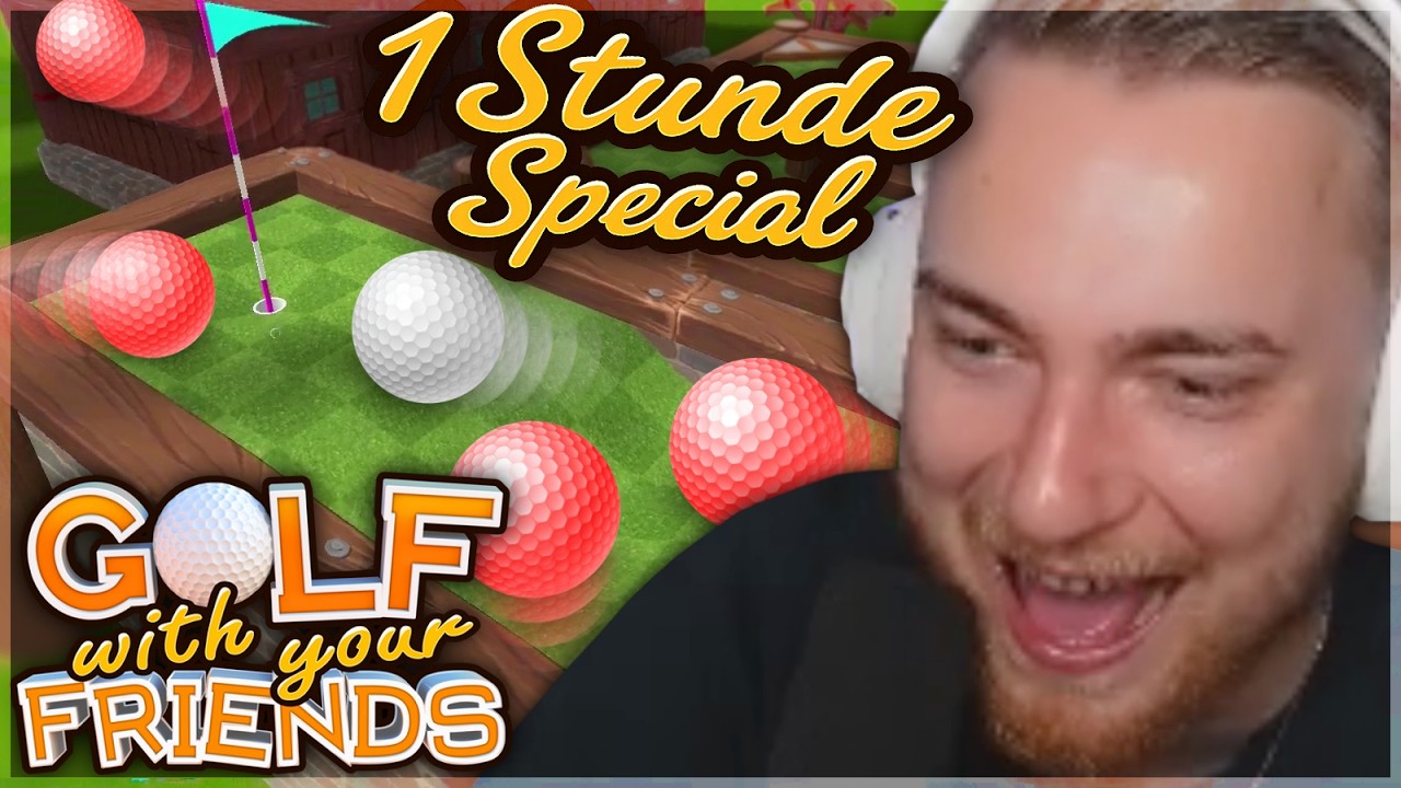 ⛳ 1 STUNDE GOLF ACTION! 😍 Golf with your Friends | SolutionPlayz