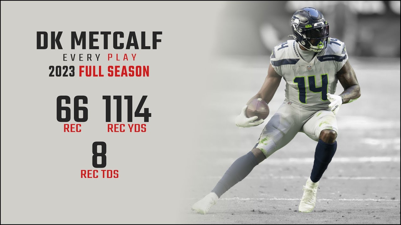 DK Metcalf 2023 Highlights | Every Target and Catch