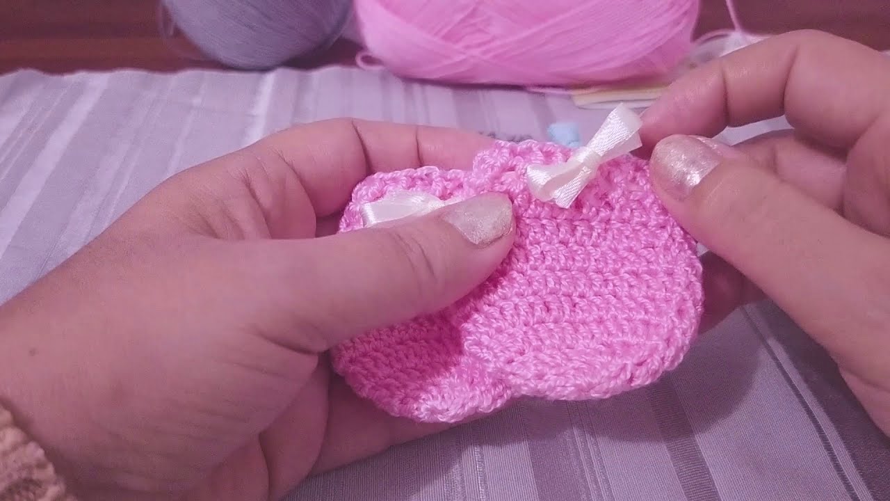 Mitones a crochet bebe (todas las tallas)