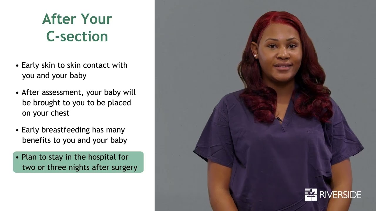 Enhanced Recovery After C-Section Surgery