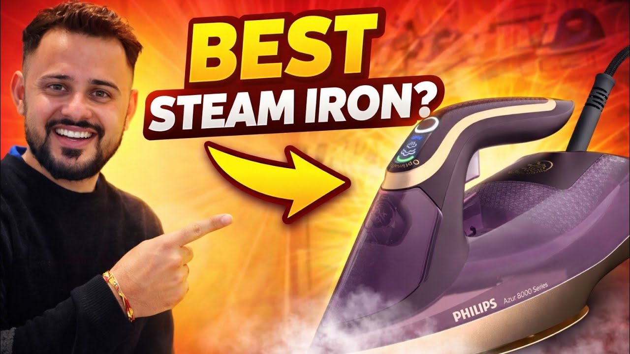 Philips Azur 8000 Series Steam Iron Review | Powerful & Smart Ironing!