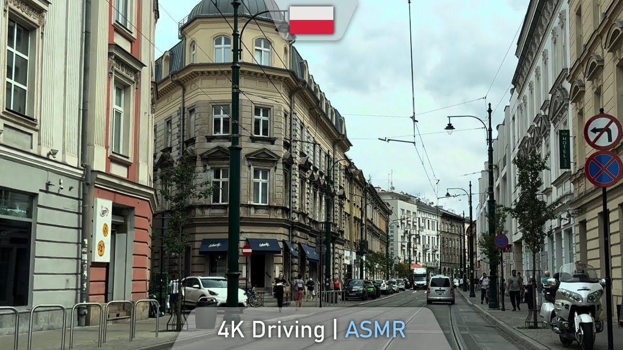 CRACOW DRIVE: Downtown to Podgórze(Kraków) | Historic & Modern Views July 2025 Streets | 4K 60FPS