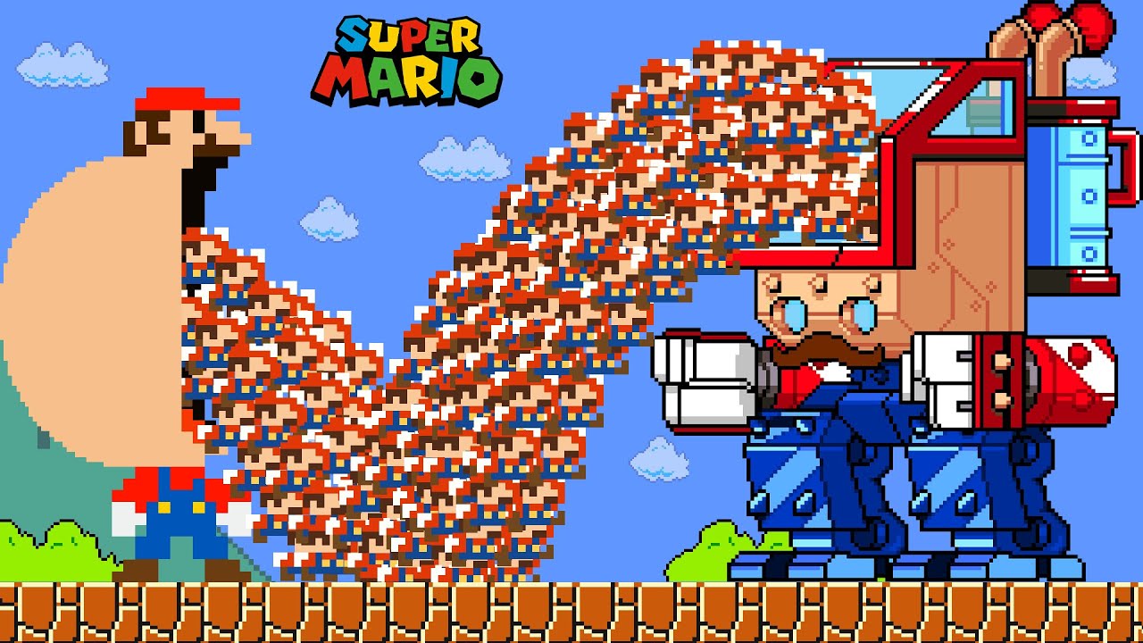 999 Tiny Mario Upgrading to Transformer Robot