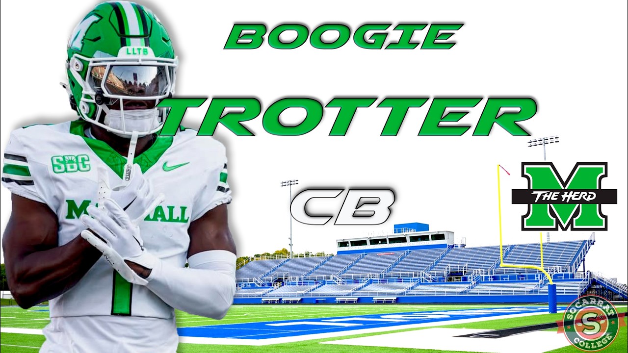 Boogie Trotter. CB. Marshall. NFL Draft 2026