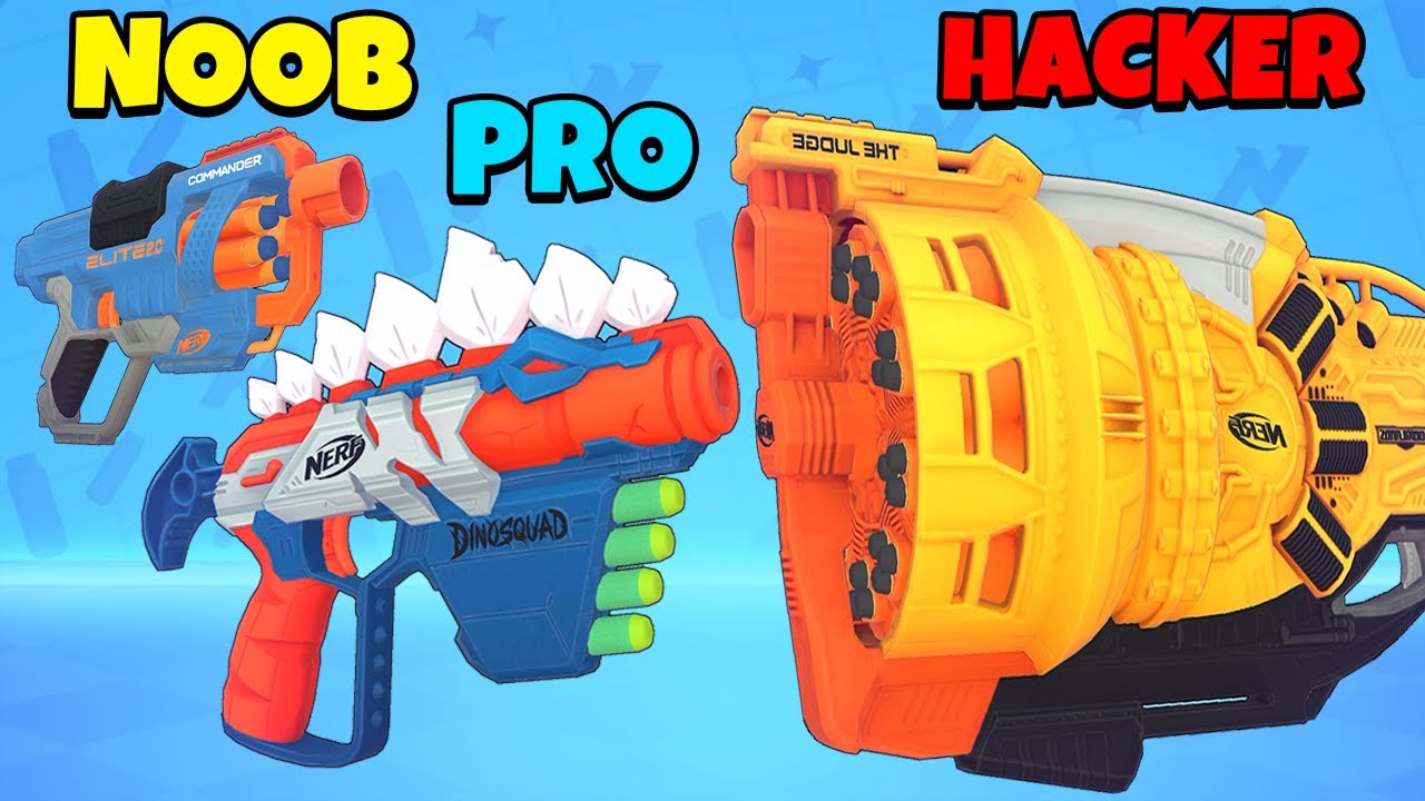 NOOB vs PRO vs HACKER - NERF: Superblast