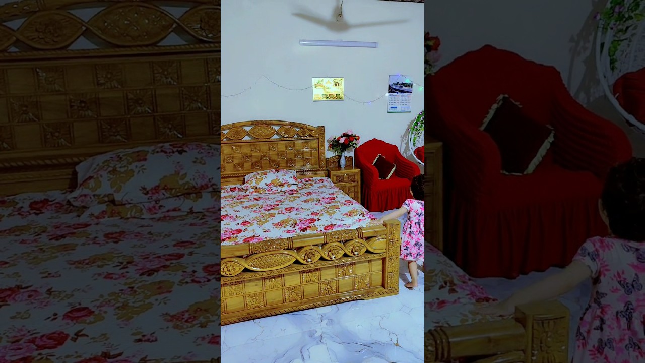 All Bangladesh popular Chittagong shagon kater furniture bed room set #furniture #bedroom #video