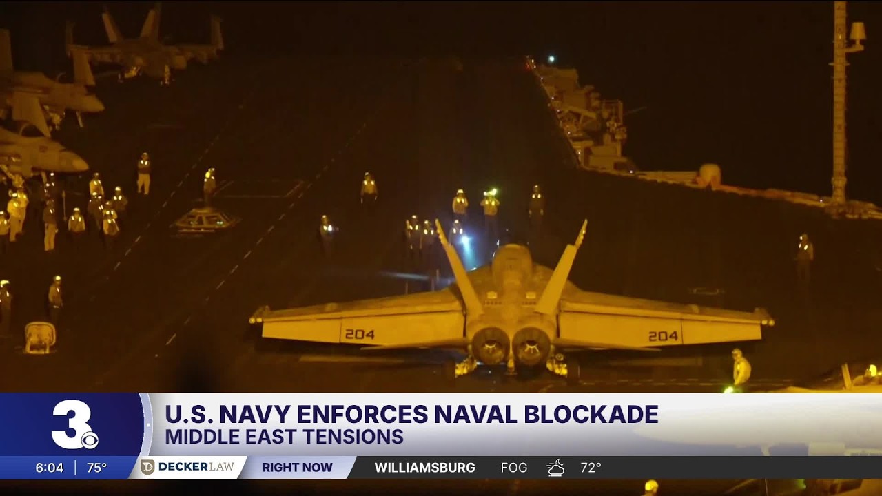 ВМС США обеспечивают морскую блокаду на фоне эскалации напряженности на Ближнем Востоке