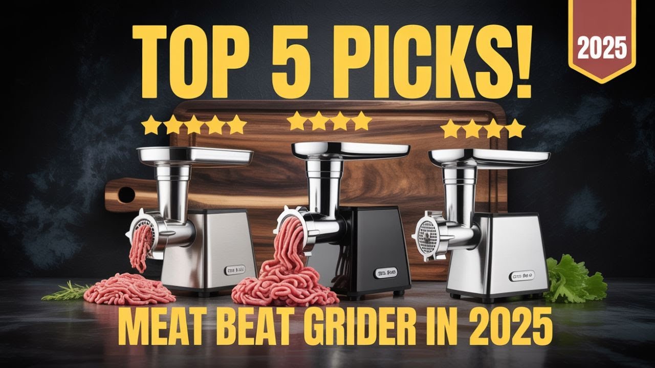🔥 Top 5 Best Meat Grinders of 2025: In-Depth Review! 🔥