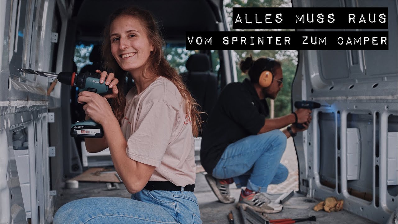 Camper Ausbau EP02 | ALLES MUSS RAUS |  Sprinter entkernen