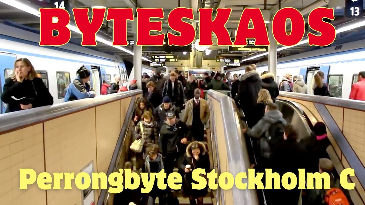 2012-11-07 Perrongbyte för pendeltåg på Stockholm C