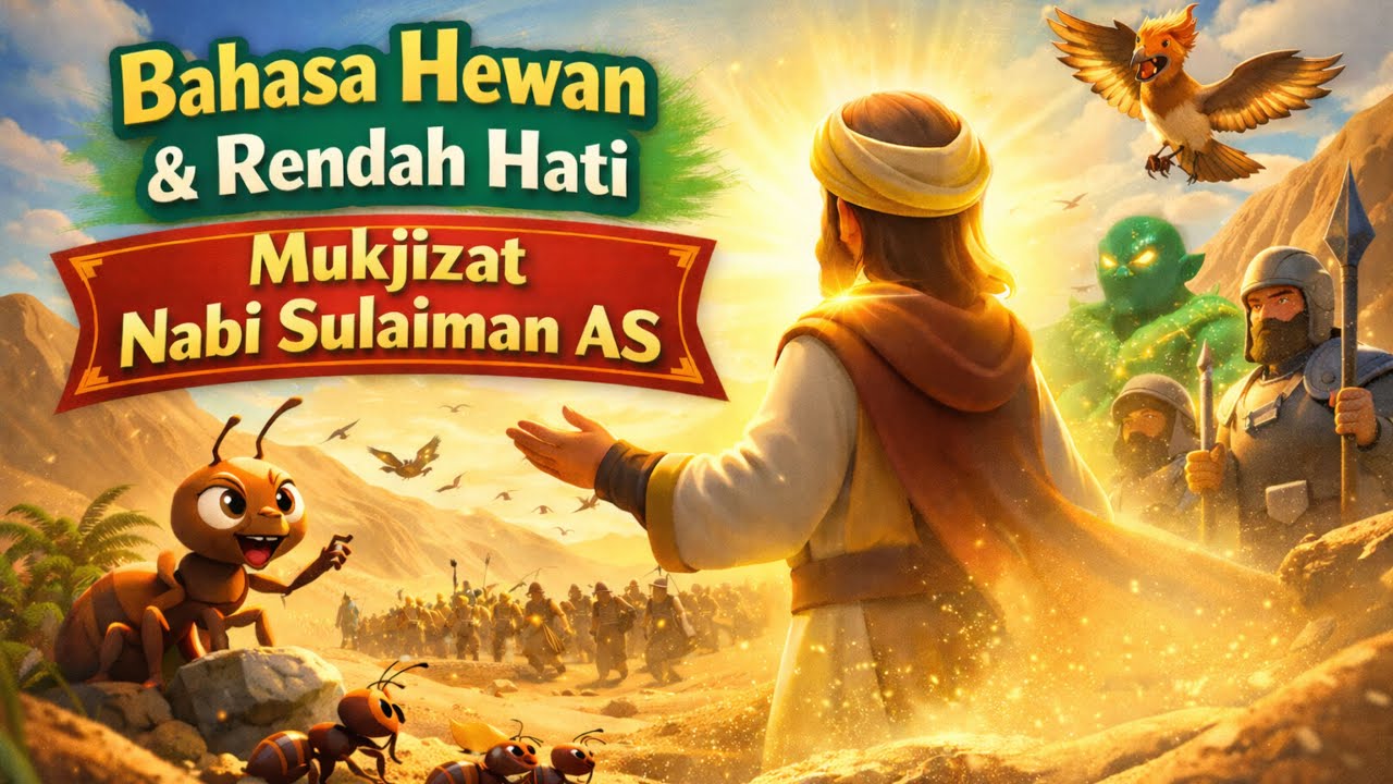 Kisah Nabi Sulaiman AS: Mengerti Bahasa Semut & Akhlak Mulia 