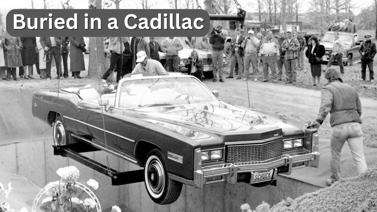 We Found the Most Unusual Grave Ever! Buried in her Cadillac!