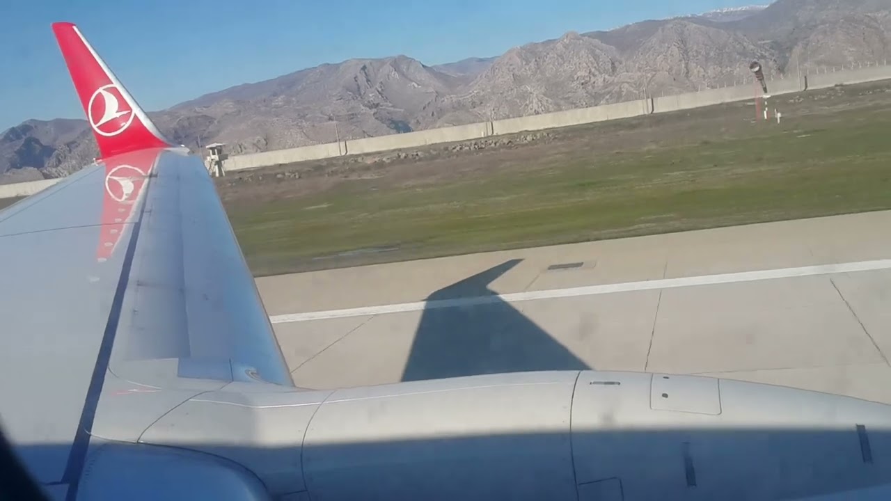 Turkish Airlines Şırnak Havalimanı Kalkış