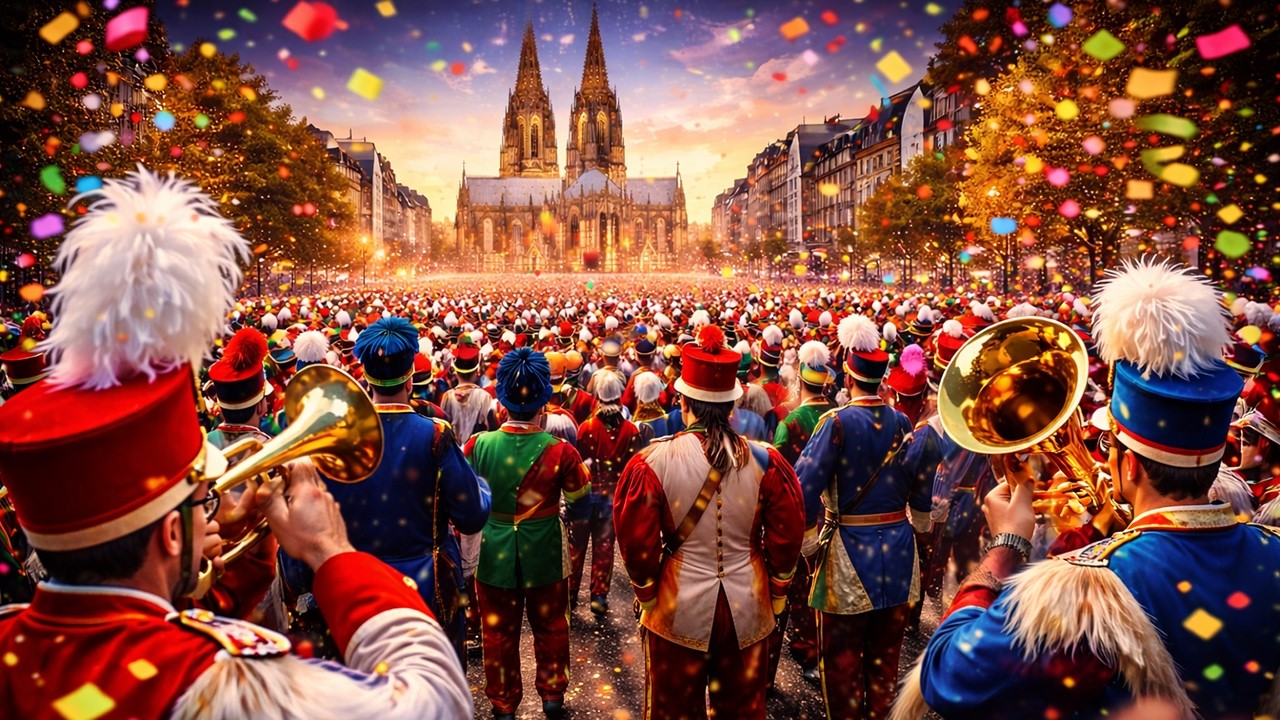 Sternmarsch in Köln! Gänsehaut mitten im Karneval ❤️🎺