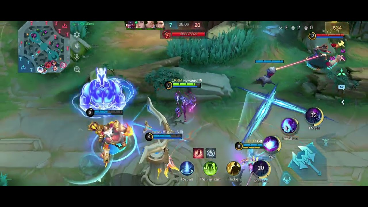 Mobile Legends: Zhask Gameplay, Lose