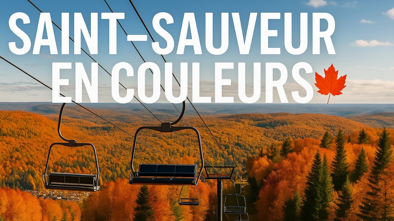 🍁🍂Une journée magique au Sommet Saint-Sauveur 🍁🍂Couleurs d’automne au Québec🍁🍂paysages incroyables🍁🍂