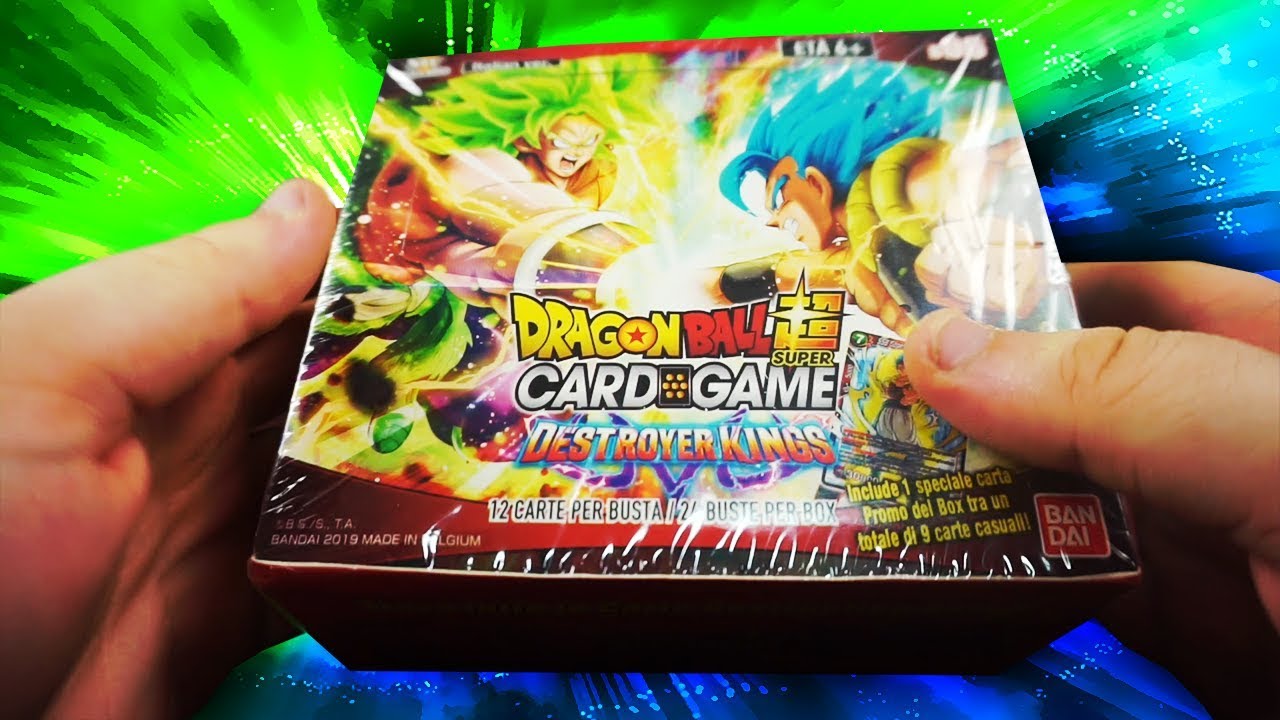 ODDIO COSA HO TROVATO!!! OPENING BOOSTER PACK DESTROYER KINGS di DRAGON BALL SUPER CARD GAME ITA