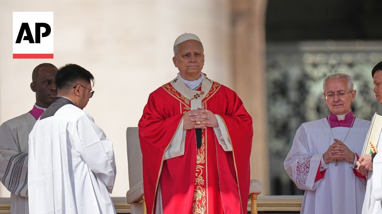 Pope Leo XIV rejects claims that God justifies war in Palm Sunday message