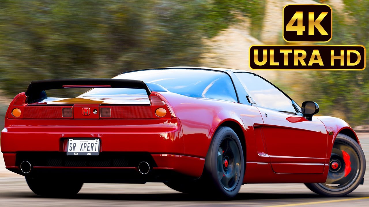 FORZA HORIZON 5  HONDA NSX  STEERING WHEEL GAMEPLAY 4K